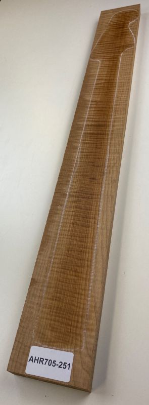 Neck Sycamore / European Maple, curly, Caramel, 890x103x26mm Unique Piece #251